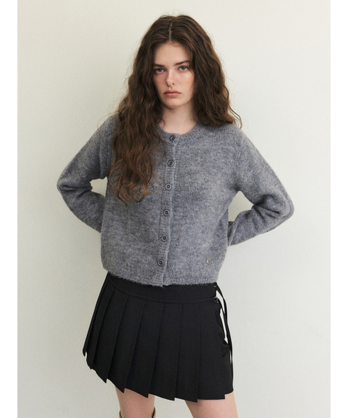 ETMON(エトモン)の「Mohair Knit Cardigan, Grey(カーディガン/ボレロ・レディース・その他・FREE)」の2枚目の写真