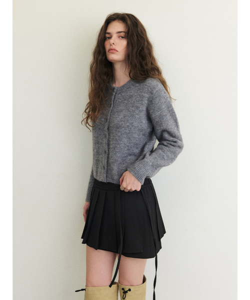 ETMON(エトモン)の「Mohair Knit Cardigan, Grey(カーディガン/ボレロ・レディース・その他・FREE)」の4枚目の写真