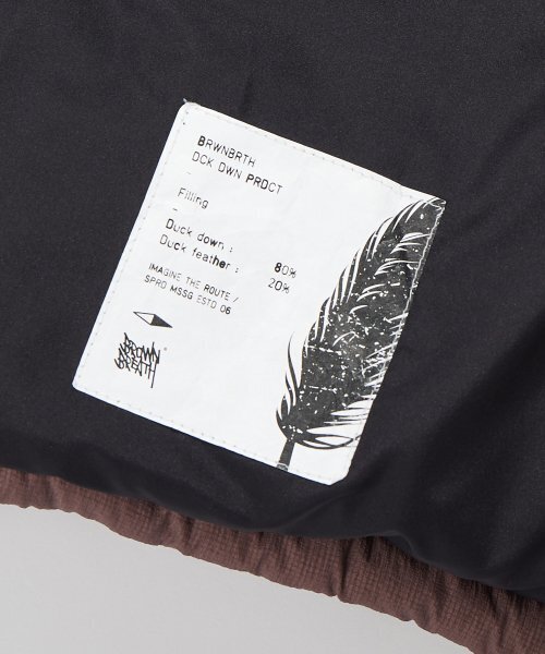 BROWNBREATH(ブラウンブレス)の「TAG SHORT DOWN PUFFER - BURGUNDY(ダウンジャケット/コート・レディース・その他・M/L/S/XL)」の5枚目の写真