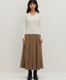 RAVEROUS（レイバーロス）の「プリーツロングスカートベージュ（スカート）」