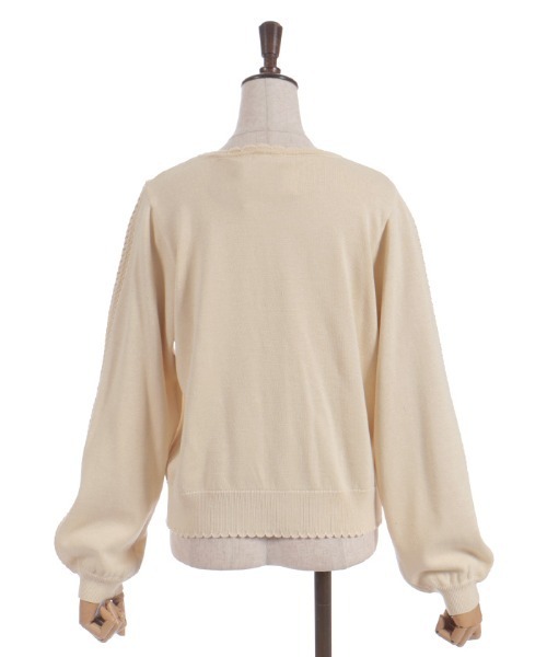 axes femme（アクシーズファム）の「かぎ針ローズニットカーディガン（カーディガン/ボレロ・レディース・サックスブルー/イエロー/ホワイト・FREE）」の20枚目の写真