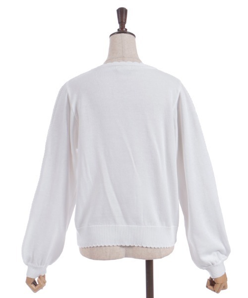 axes femme（アクシーズファム）の「かぎ針ローズニットカーディガン（カーディガン/ボレロ・レディース・サックスブルー/イエロー/ホワイト・FREE）」の12枚目の写真