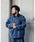 NATAL DESIGN�i�l�C�^���f�U�C���j�́uDickies × NATAL DESIGN / BRIAN DECK JACKET�iAIR FORCE BLUE�j�i�e�[���[�h�W���P�b�g�j�v�b�O���C�b�V���u���[