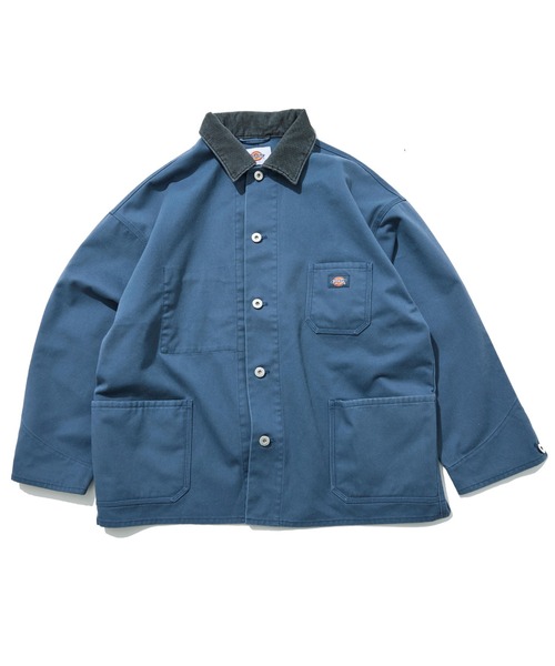 NATAL DESIGN（ネイタルデザイン）の「Dickies × NATAL DESIGN / BRIAN DECK JACKET（AIR FORCE BLUE）（テーラードジャケット・メンズ・グレイッシュブルー・SMALL/MEDIUM/LARGE）」の3枚目の写真