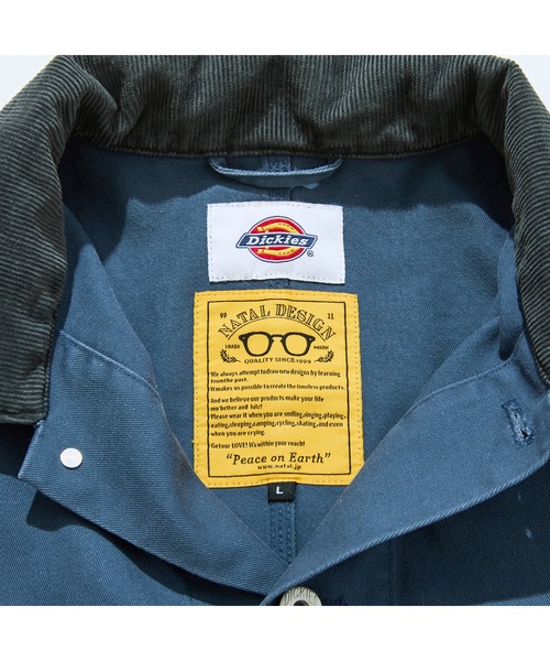 NATAL DESIGN（ネイタルデザイン）の「Dickies × NATAL DESIGN / BRIAN DECK JACKET（AIR FORCE BLUE）（テーラードジャケット・メンズ・グレイッシュブルー・SMALL/MEDIUM/LARGE）」の13枚目の写真
