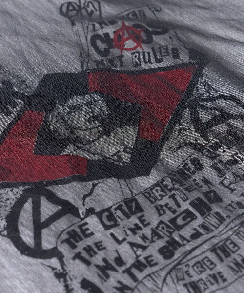 SCHISM INDUCING(スキズムインデューシング)の「MESH LAYERED T SHIRT BLACK(Tシャツ/カットソー・レディース・その他・FREE)」の4枚目の写真