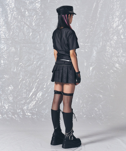 SCHISM INDUCING(スキズムインデューシング)の「MESH LAYERED T SHIRT BLACK(Tシャツ/カットソー・レディース・その他・FREE)」の16枚目の写真