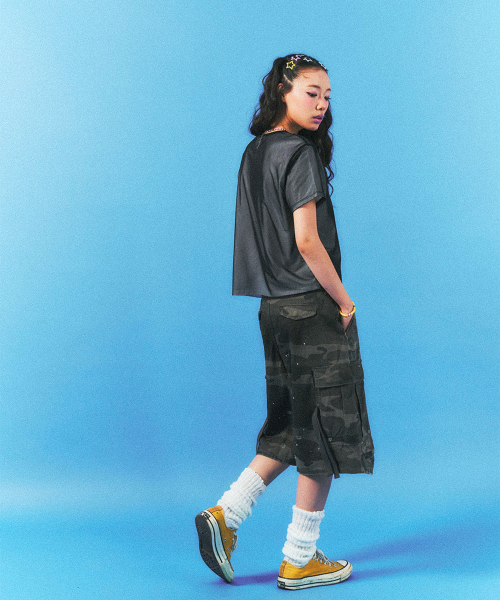 SCHISM INDUCING(スキズムインデューシング)の「MESH LAYERED T SHIRT BLACK(Tシャツ/カットソー・レディース・その他・FREE)」の20枚目の写真