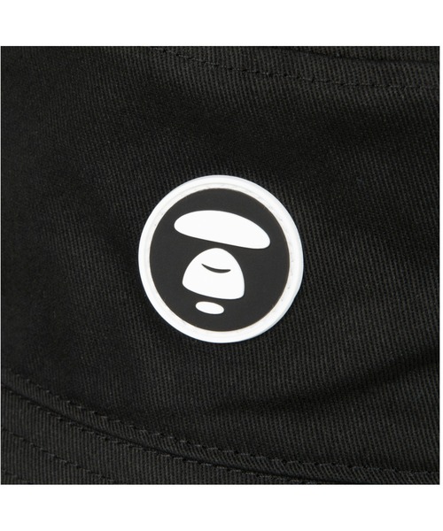 AAPE BY A BATHING APE（エーエイプバイアベイシングエイプ）の「AAPE NOW BUCKET HAT（ハット・メンズ・ブラック・LARGE/MEDIUM）」の4枚目の写真