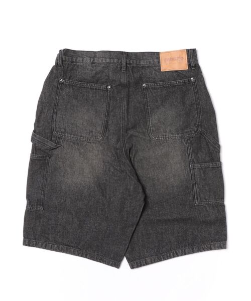 THRASHER（スラッシャー）の「THRASHER/スラッシャー ハーフパンツ ショートパンツ ショーツ デニム 262TH1SP088（デニムパンツ・メンズ・ブラック/ブルー・M/L）」の14枚目の写真