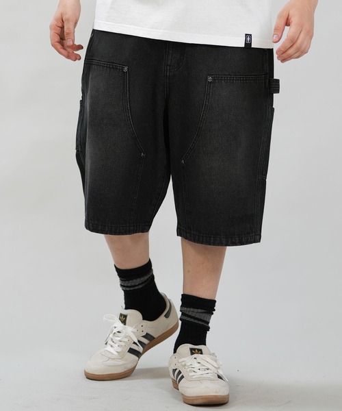 THRASHER（スラッシャー）の「THRASHER/スラッシャー ハーフパンツ ショートパンツ ショーツ デニム 262TH1SP088（デニムパンツ・メンズ・ブラック/ブルー・M/L）」の15枚目の写真