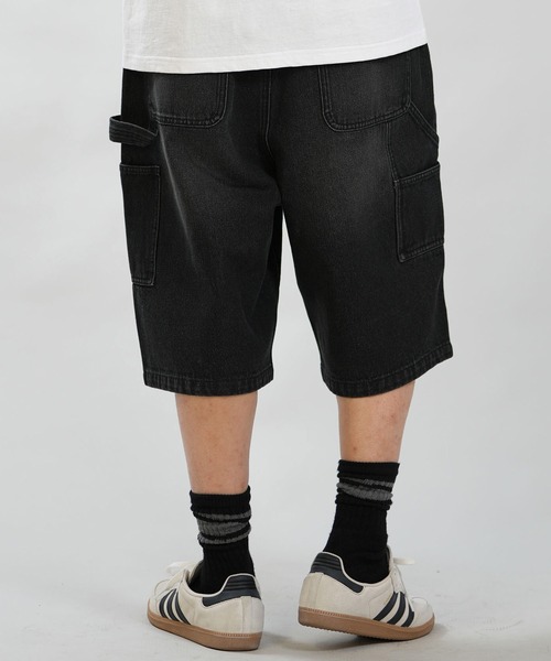THRASHER（スラッシャー）の「THRASHER/スラッシャー ハーフパンツ ショートパンツ ショーツ デニム 262TH1SP088（デニムパンツ・メンズ・ブラック/ブルー・M/L）」の16枚目の写真