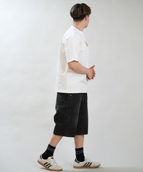 THRASHER（スラッシャー）の「THRASHER/スラッシャー ハーフパンツ ショートパンツ ショーツ デニム 262TH1SP088（デニムパンツ・メンズ・ブラック/ブルー・M/L）」の20枚目の写真