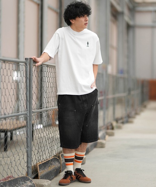 THRASHER（スラッシャー）の「THRASHER/スラッシャー ハーフパンツ ショートパンツ ショーツ デニム 262TH1SP088（デニムパンツ・メンズ・ブラック/ブルー・M/L）」の21枚目の写真