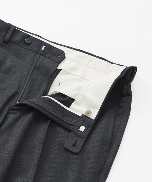 MACKINTOSH LONDON（マッキントッシュ ロンドン）の「【FLEX JERSEY】ハイゲージジャカードグレンチェックセットアップパンツ（その他パンツ・メンズ・ダークネイビー・90/82/86/78）」の3枚目の写真
