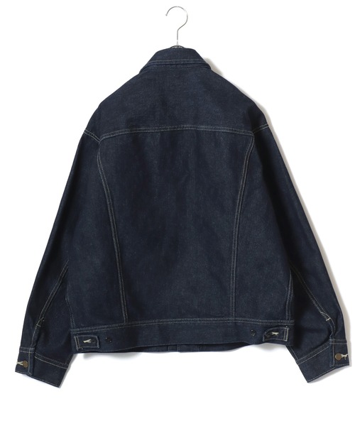 Lee（リー）の「2026SS Lee/リー【101周年記念特別モデル】ANNIVERSARY 101-J RIDERS JACKET ライダース デニムジャケット（デニムジャケット・メンズ・ワンウォッシュ・M/L/XL）」の3枚目の写真