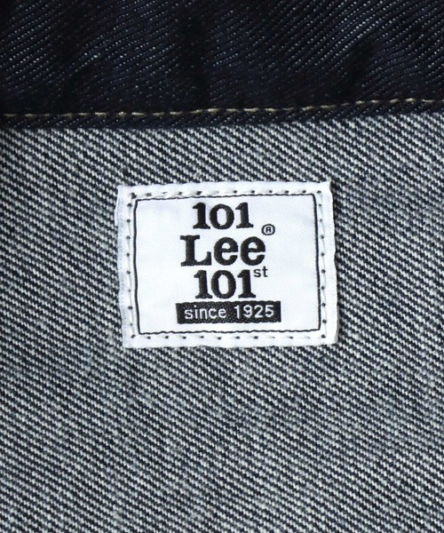Lee（リー）の「2026SS Lee/リー【101周年記念特別モデル】ANNIVERSARY 101-J RIDERS JACKET ライダース デニムジャケット（デニムジャケット・メンズ・ワンウォッシュ・M/L/XL）」の6枚目の写真