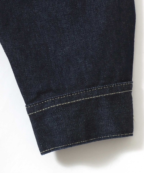 Lee（リー）の「2026SS Lee/リー【101周年記念特別モデル】ANNIVERSARY 101-J RIDERS JACKET ライダース デニムジャケット（デニムジャケット・メンズ・ワンウォッシュ・M/L/XL）」の12枚目の写真