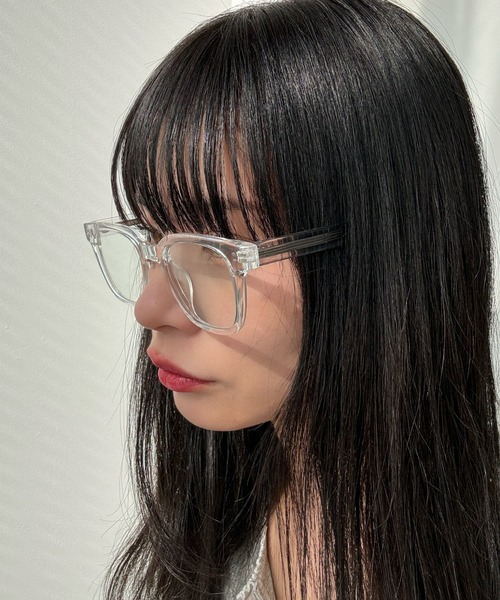 SANSeLF（サンセルフ）の「【SANSeLF】スクエアフレームアイウェア saa26s020（メガネ・レディース・ブラウン/ブラック/クリア/グレー・FREE）」の5枚目の写真