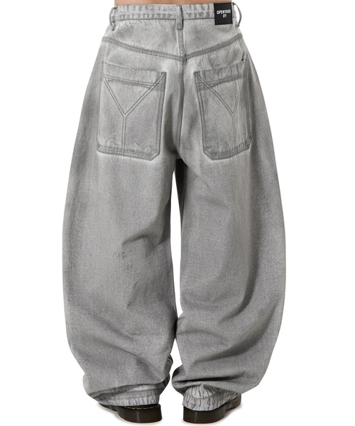 OY(オーワイ)の「『OY/オーワイ』WIDE VOLUME PANTS/ワイドボリュームパンツ(デニムパンツ・メンズ・グレー・L/M/S)」の8枚目の写真
