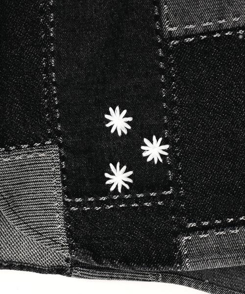 BEAVER（ビーバー）の「B omnivore/ビーオムニボー　PATCHWORK DENIM SHIRT（シャツ/ブラウス・メンズ・ブラック/ブルー・L/M）」の22枚目の写真