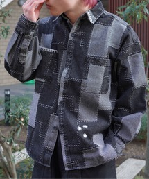 BEAVER | B omnivore/ビーオムニボー PATCHWORK DENIM SHIRT(シャツ/ブラウス)