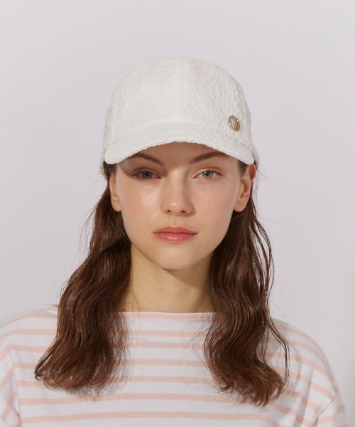 Chapeau d' O（シャポードオー）の「Chapeau d' O  Clean Lace Cap / シャポードオー（キャップ・レディース・ブラック/ホワイト・FREE）」の4枚目の写真