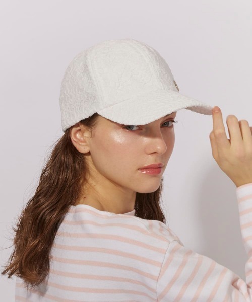 Chapeau d' O（シャポードオー）の「Chapeau d' O  Clean Lace Cap / シャポードオー（キャップ・レディース・ブラック/ホワイト・FREE）」の7枚目の写真