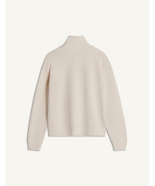 Maison Kitsune(メゾンキツネ)の「DOUBLE FOX HEAD HALF ZIP COMFORT SWEATSHIRT(スウェット・レディース・ホワイト系その他・XS/S/M/L)」の3枚目の写真