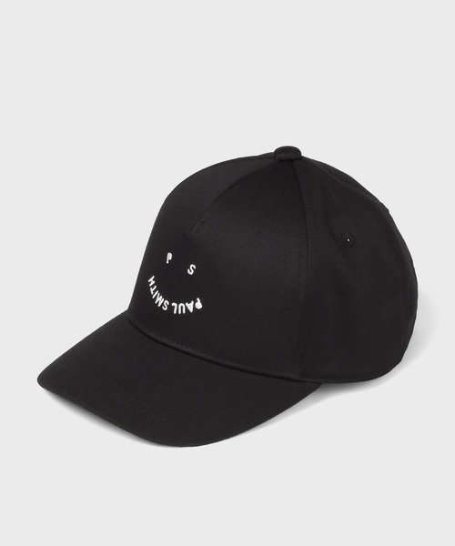Happy' ベースボールキャップ / 165619 852DT（ハット）｜Paul Smith