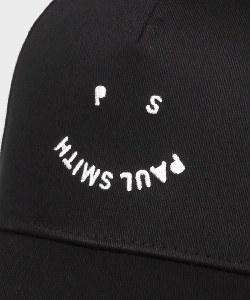 Paul Smith(ポールスミス)の「ウィメンズ'Happy' ベースボールキャップ / 165619 852DT(ハット・レディース・ブラック/アイボリー・FREE)」の9枚目の写真