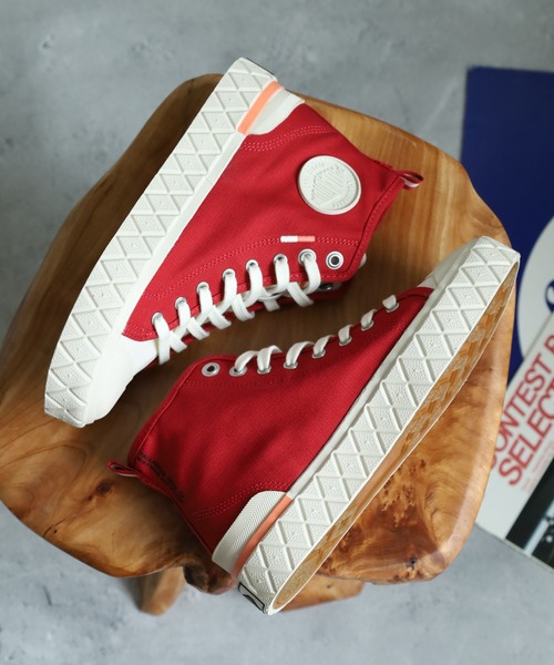 PALLADIUM(パラディウム)の「PALLA ACE CHUKKA ORG パラエース チャッカ オーガニック スニーカー(スニーカー・メンズ・ブルーグリーン/オレンジ/ピンク/レッド/ブルー・24cm/27.5cm/27cm/25cm/24.5cm/23.5cm/28cm/25.5cm/23cm/26.5cm/26cm)」の1枚目の写真