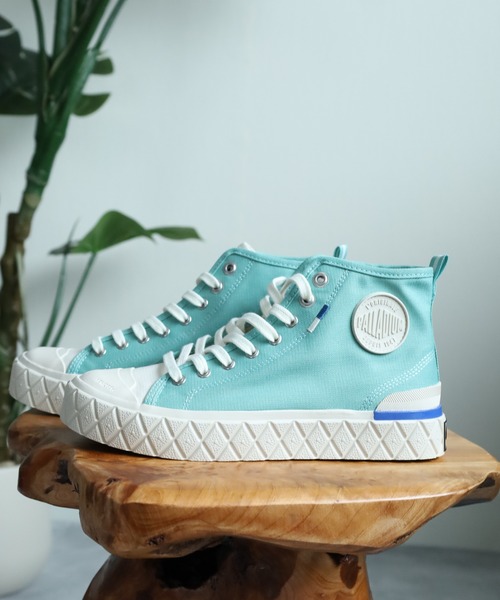 PALLADIUM(パラディウム)の「PALLA ACE CHUKKA ORG パラエース チャッカ オーガニック スニーカー(スニーカー・メンズ・ブルーグリーン/オレンジ/ピンク/レッド/ブルー・24cm/27.5cm/27cm/25cm/24.5cm/23.5cm/28cm/25.5cm/23cm/26.5cm/26cm)」の9枚目の写真