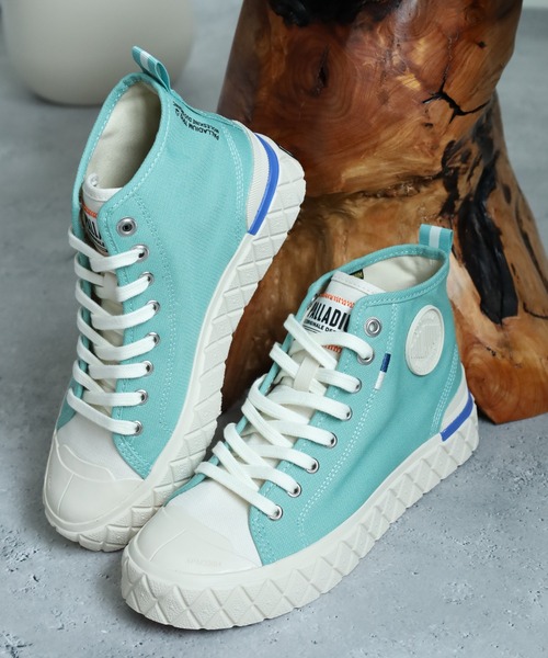 PALLADIUM(パラディウム)の「PALLA ACE CHUKKA ORG パラエース チャッカ オーガニック スニーカー(スニーカー・メンズ・ブルーグリーン/オレンジ/ピンク/レッド/ブルー・24cm/27.5cm/27cm/25cm/24.5cm/23.5cm/28cm/25.5cm/23cm/26.5cm/26cm)」の11枚目の写真
