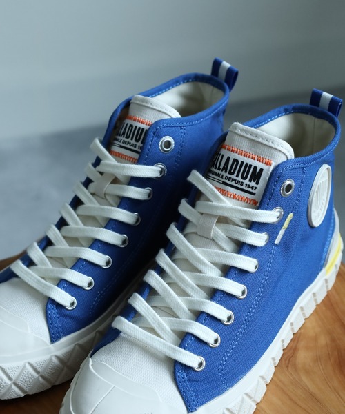 PALLADIUM(パラディウム)の「PALLA ACE CHUKKA ORG パラエース チャッカ オーガニック スニーカー(スニーカー・メンズ・ブルーグリーン/オレンジ/ピンク/レッド/ブルー・24cm/27.5cm/27cm/25cm/24.5cm/23.5cm/28cm/25.5cm/23cm/26.5cm/26cm)」の8枚目の写真