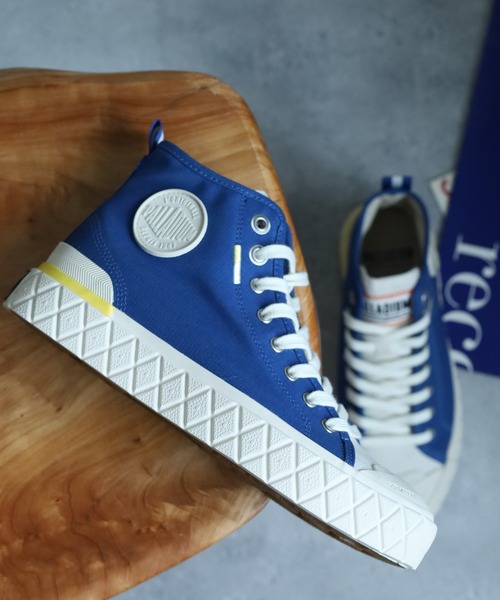 PALLADIUM(パラディウム)の「PALLA ACE CHUKKA ORG パラエース チャッカ オーガニック スニーカー(スニーカー・メンズ・ブルーグリーン/オレンジ/ピンク/レッド/ブルー・24cm/27.5cm/27cm/25cm/24.5cm/23.5cm/28cm/25.5cm/23cm/26.5cm/26cm)」の6枚目の写真