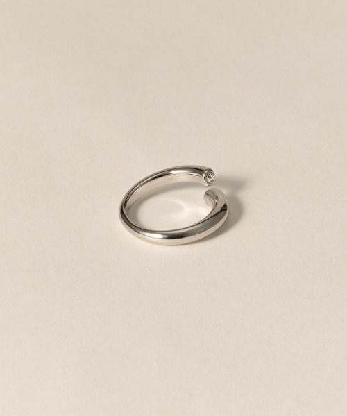 novice（ノーヴィス）の「【novice】CZ Orbit Ring［Stainless］（リング・レディース・ゴールド/シルバー・FREE）」の7枚目の写真