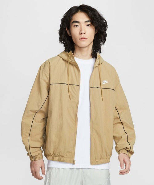 NIKE（ナイキ）の「ナイキ NIKE ナイキ クラブ アスリート フーディ ジャケット（ナイロンジャケット・メンズ・ベージュ/グレー/ブラック・S/M/L/LL/3L）」の17枚目の写真