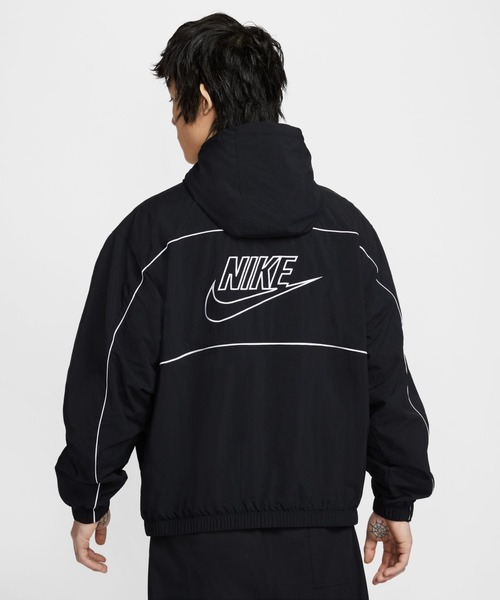 NIKE（ナイキ）の「ナイキ NIKE ナイキ クラブ アスリート フーディ ジャケット（ナイロンジャケット・メンズ・ベージュ/グレー/ブラック・S/M/L/LL/3L）」の8枚目の写真