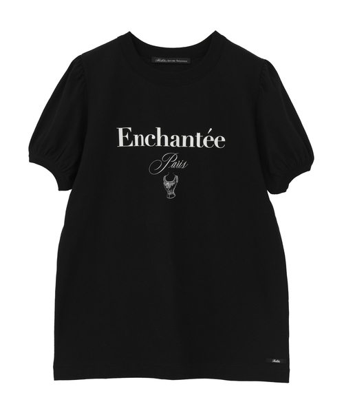 Tiara（ティアラ）の「【Bilitis dix-sept ans/ビリティス・ディセッタン】Enchantee T-shirt（Tシャツ/カットソー・レディース・ホワイト/ブラック・FREE）」の2枚目の写真