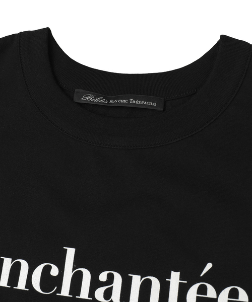 Tiara（ティアラ）の「【Bilitis dix-sept ans/ビリティス・ディセッタン】Enchantee T-shirt（Tシャツ/カットソー・レディース・ホワイト/ブラック・FREE）」の4枚目の写真