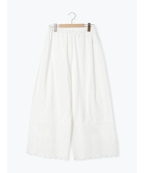 Samansa Mos2（サマンサ モスモス）の「【抗菌防臭】スカラップレースペチパンツ（その他パンツ・レディース・オフホワイト/ベージュ/ブラック・L/M）」の2枚目の写真