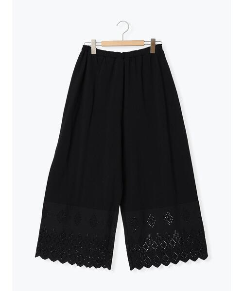 Samansa Mos2（サマンサ モスモス）の「【抗菌防臭】スカラップレースペチパンツ（その他パンツ・レディース・オフホワイト/ベージュ/ブラック・L/M）」の3枚目の写真