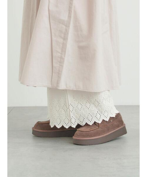 Samansa Mos2（サマンサ モスモス）の「【抗菌防臭】スカラップレースペチパンツ（その他パンツ・レディース・オフホワイト/ベージュ/ブラック・L/M）」の5枚目の写真