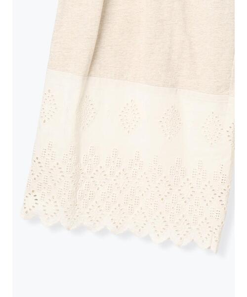 Samansa Mos2（サマンサ モスモス）の「【抗菌防臭】スカラップレースペチパンツ（その他パンツ・レディース・オフホワイト/ベージュ/ブラック・L/M）」の17枚目の写真