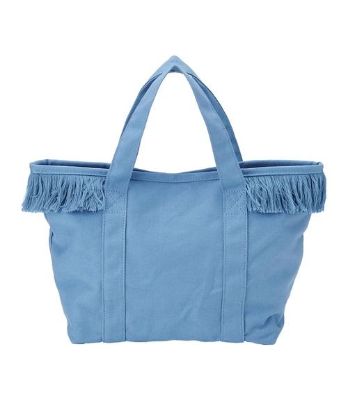 ROXY(ロキシー)の「ROXY ウィメンズ CHEERFUL TOTE トートバッグ 【2026年春夏モデル】/ロキシーフリンジ付きキャンバスバック(トートバッグ・レディース・ブルー/ホワイト・FREE)」の9枚目の写真