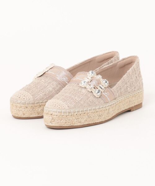 LANVIN en Bleu(ランバンオンブルー)の「ビジューモチーフエスパドリーユ(パンプス・レディース・ブラック/ベージュ/ネイビー・22.5cm/23.0cm/23.5cm/24.0cm/24.5cm/22.0cm)」の3枚目の写真