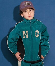 nexchic（ネクシック）の「配色切り替えタフタウィンドブレーカー(110~150cm)（その他アウター）」