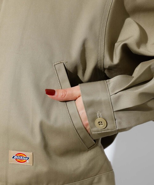 Dickies(ディッキーズ)の「【Dickies/ディッキーズ】Short Eisenhower Jacket / ショートアイゼンハワージャケット(ブルゾン・レディース・ベージュ/ブラウン/ブラック・フリー)」の19枚目の写真