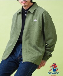 GLOSTER（グロスター）の「【GEVACO/ゲバコ】ジップアップ シャツジャケット（ブルゾン）」